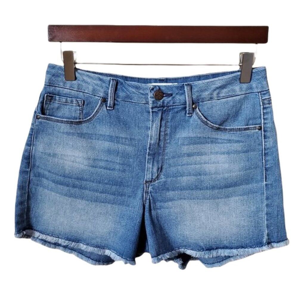 Jessica Simpson Uptown High Rise Denim Shorts